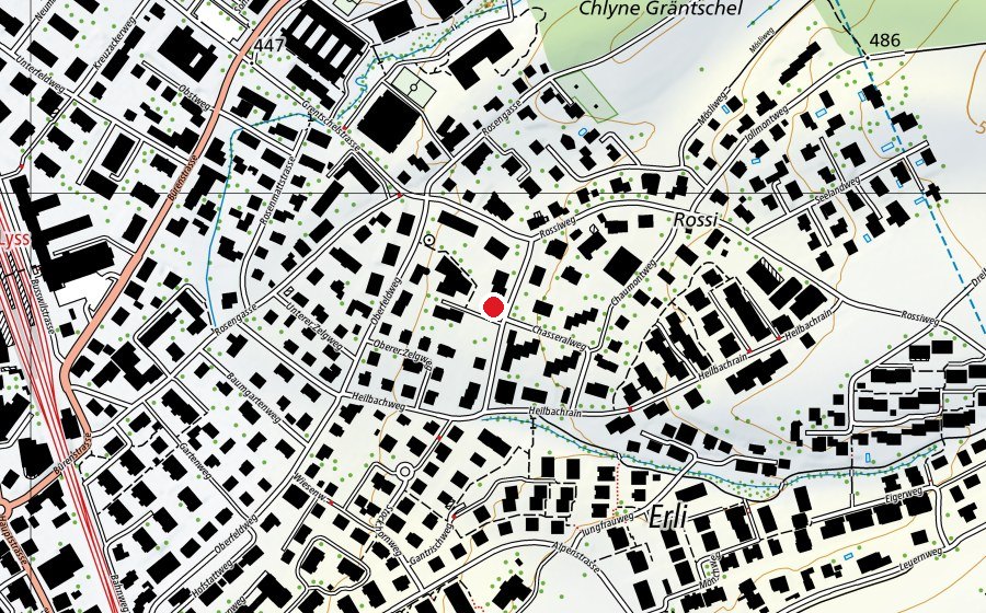 Mappa con la posizione di Kindergarten Heilbachweg (Scuola dell’infanzia)