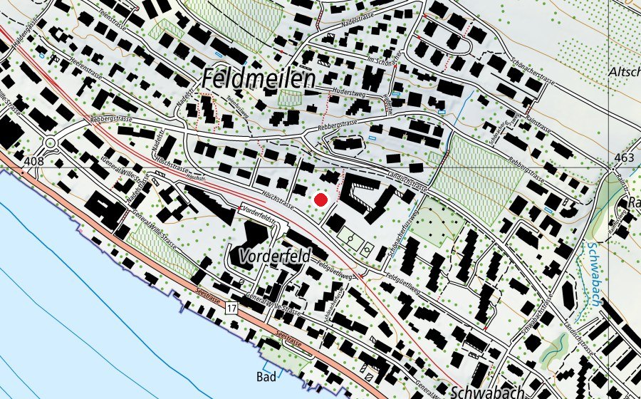 Mappa con la posizione di Kindergarten Hösch (Scuola dell’infanzia)