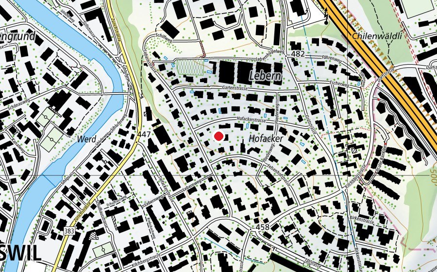 Mappa con la posizione di Kindergarten Hofacker (Scuola dell’infanzia)