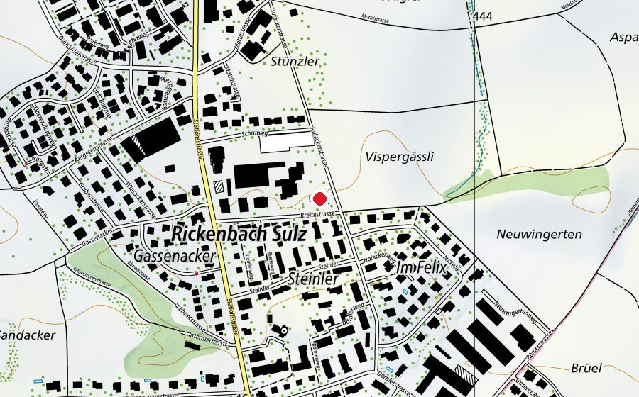 Carte indiquant l’emplacement de Kindergarten Hofacker (École enfantine)