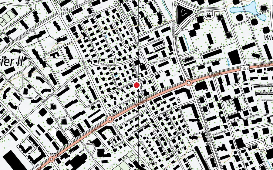 Carte indiquant l’emplacement de Kindergarten Holunder (École enfantine)