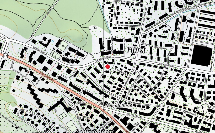 Mappa con la posizione di Kindergarten Holzmatt (Scuola dell’infanzia)