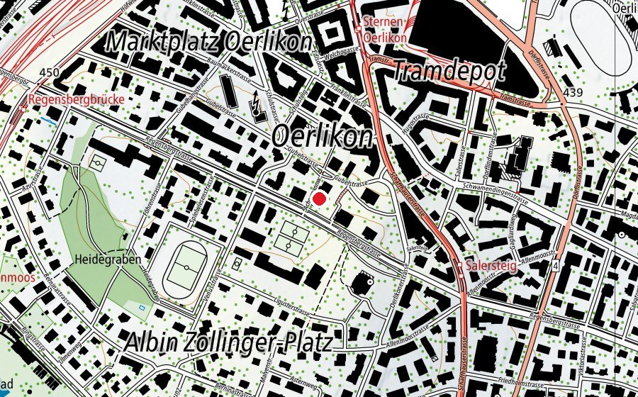 Mappa con la posizione di Kindergarten & Horte C1 - C3 (Scuola dell’infanzia)