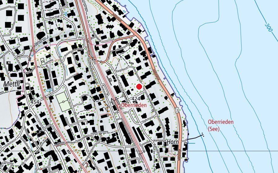 Mappa con la posizione di Kindergarten im Boden (Scuola dell’infanzia)