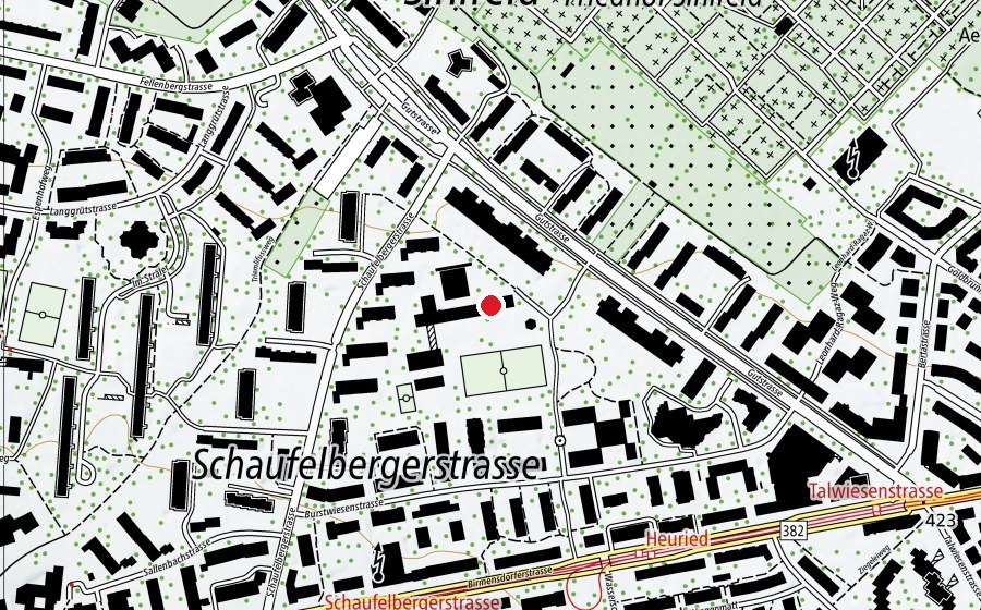 Mappa con la posizione di Kindergarten Im Gut (Scuola dell’infanzia)