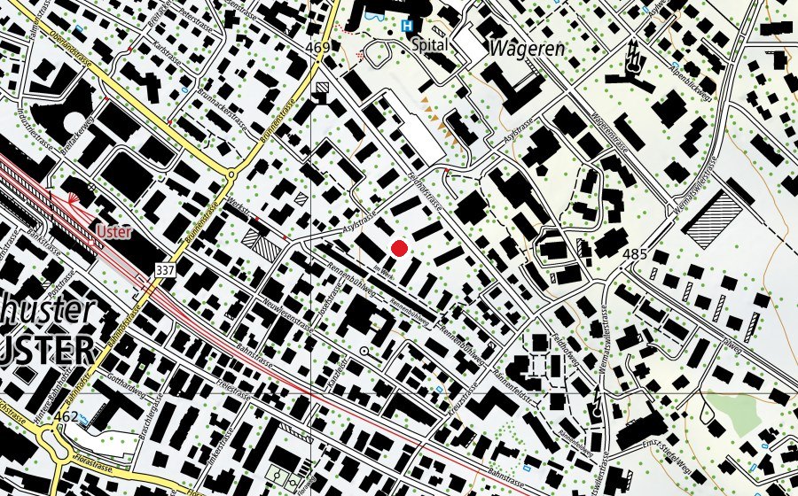 Mappa con la posizione di Kindergarten Im Werk (Scuola dell’infanzia)