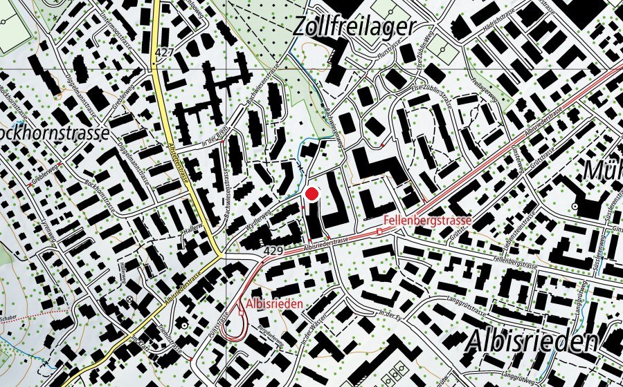 Mappa con la posizione di Kindergarten In der Ey 4 (Scuola dell’infanzia)