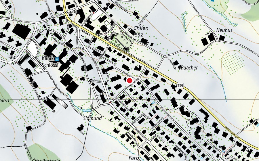 Map showing the location of Kindergarten Jöndler 1 (Kindergarten)