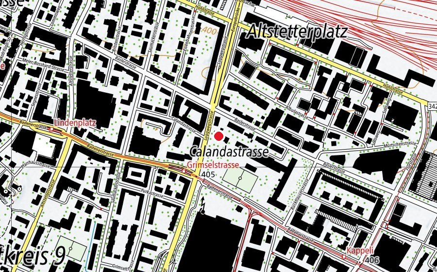 Mappa con la posizione di Kindergarten Kappeli 1 + 2 (Scuola dell’infanzia)