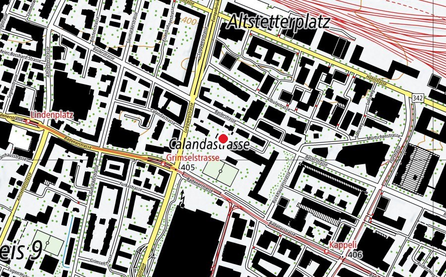 Mappa con la posizione di Kindergarten Kappeli 10 (Scuola dell’infanzia)