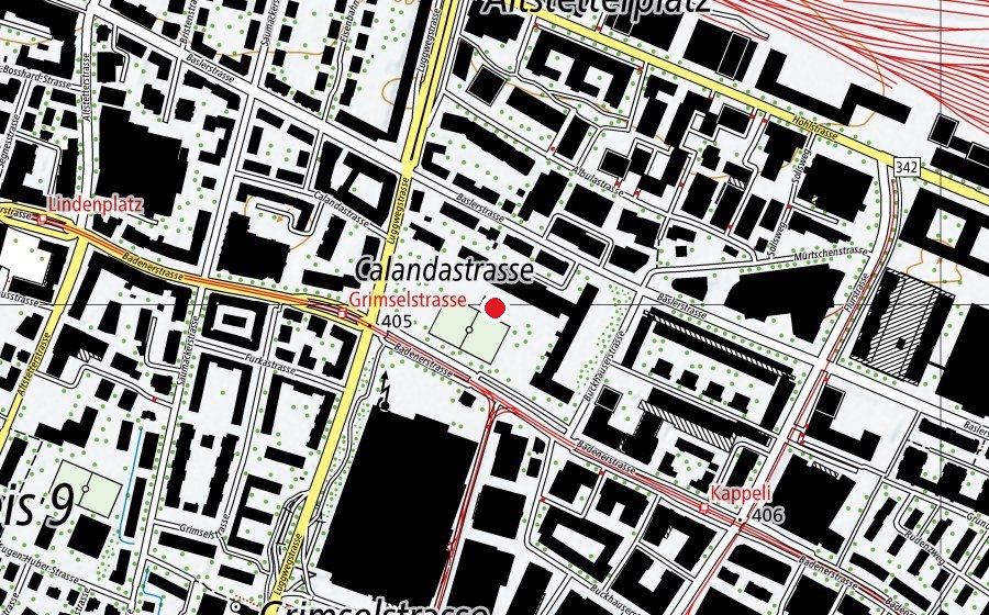 Mappa con la posizione di Kindergarten Kappeli 4 (Scuola dell’infanzia)