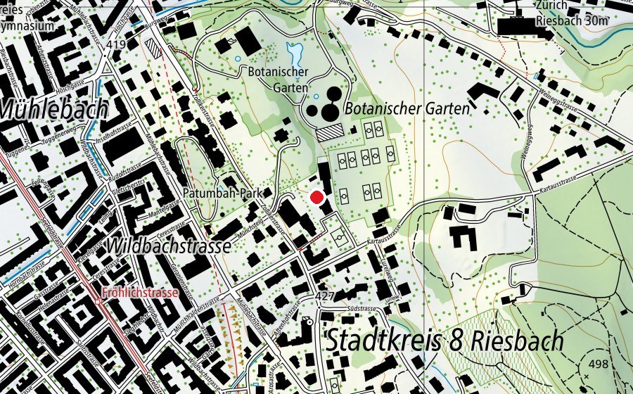 Mappa con la posizione di Kindergarten Kartaus (Scuola dell’infanzia)