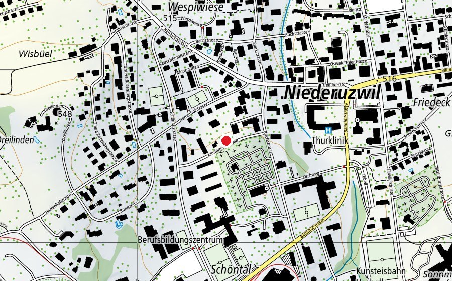 Mappa con la posizione di Kindergarten Kindergartenweg (Scuola dell’infanzia)