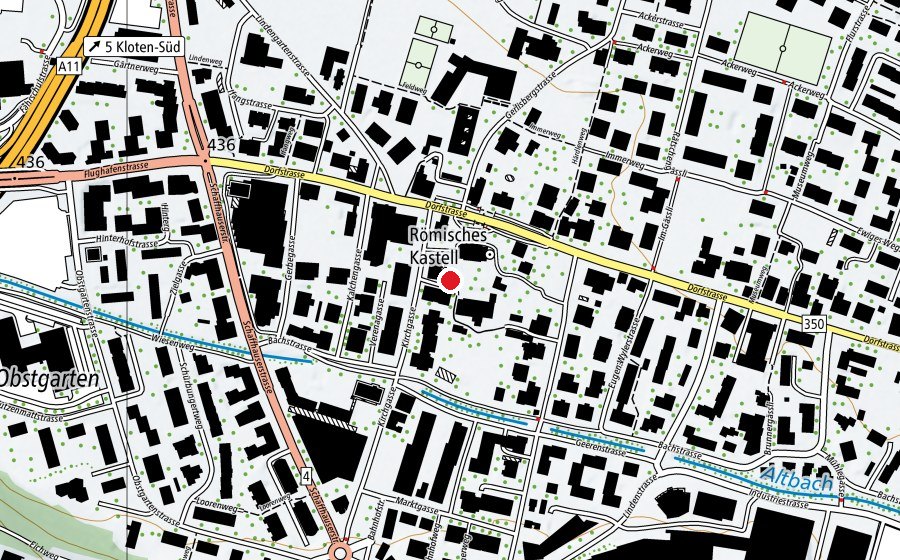 Carte indiquant l’emplacement de Kindergarten Kirchgasse (École enfantine)