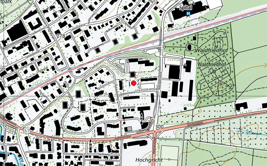 Karte mit dem Standort von Kindergarten Kohlplatz (Kindergarten)