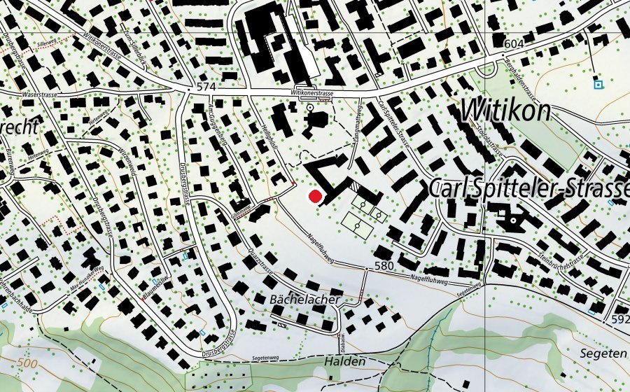Mappa con la posizione di KIndergarten Langmatt (Scuola dell’infanzia)