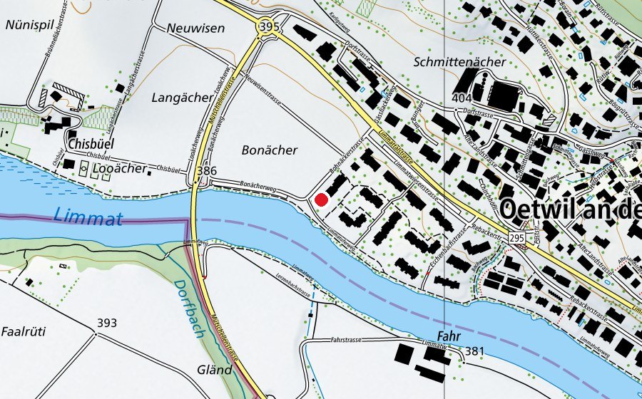 Mappa con la posizione di Kindergarten Limmatwiese (Scuola dell’infanzia)