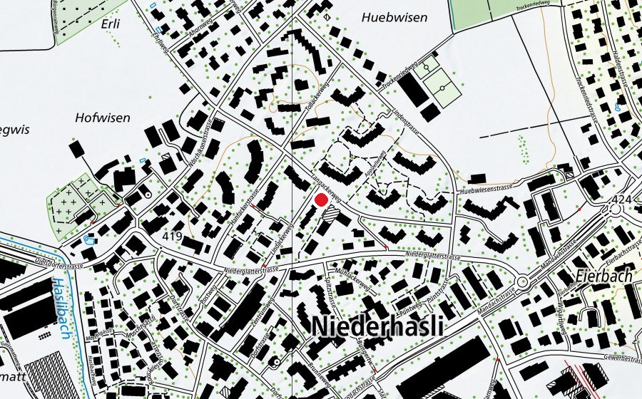 Map showing the location of Kindergarten Lindacker (Kindergarten)
