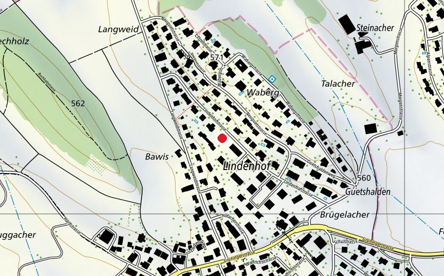 Mappa con la posizione di Kindergarten Lindenhof (Scuola dell’infanzia)