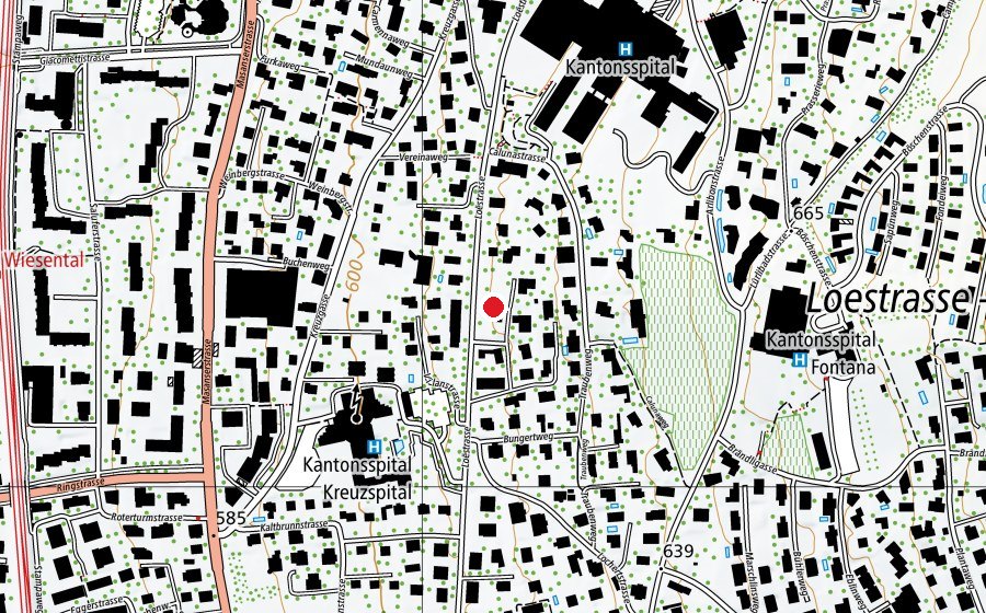 Map showing the location of Kindergarten Loe (Kindergarten)