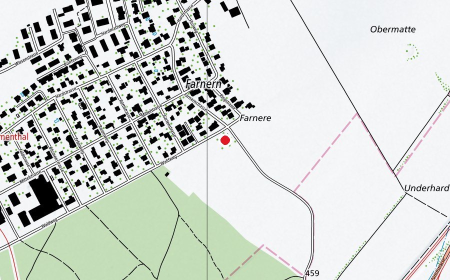 Mappa con la posizione di Kindergarten Mumenthal (Scuola dell’infanzia)