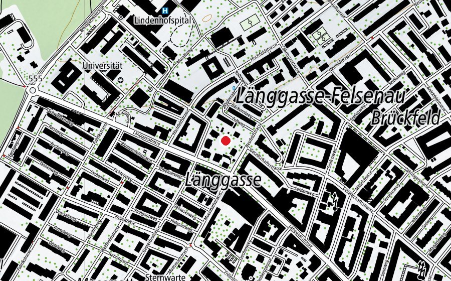 Karte mit dem Standort von Kindergarten Neufeld I (Kindergarten)