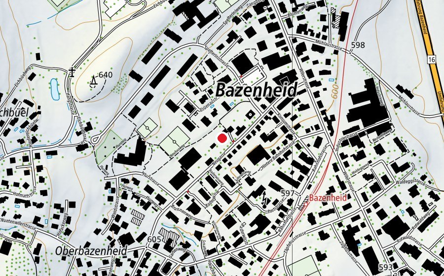 Carte indiquant l’emplacement de Kindergarten Neugasse (École enfantine)