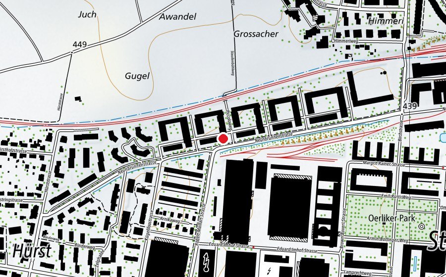 Mappa con la posizione di Kindergarten Neunbrunnen Beta (Scuola dell’infanzia)