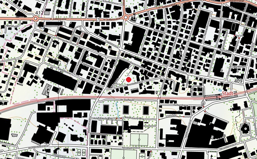 Mappa con la posizione di Kindergarten Neustadt (Scuola dell’infanzia)