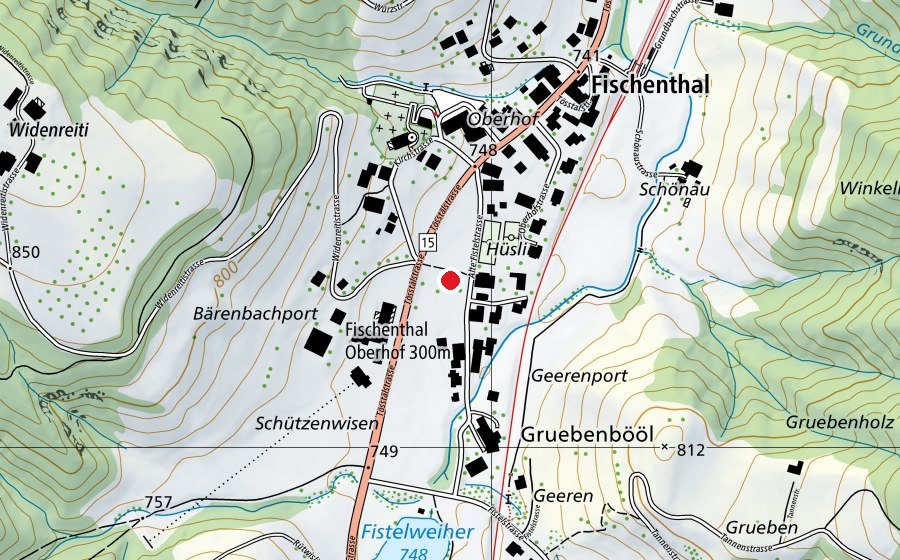 Map showing the location of Kindergarten Oberhof (Kindergarten)