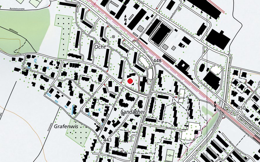 Carte indiquant l’emplacement de Kindergarten Ocht (École enfantine)