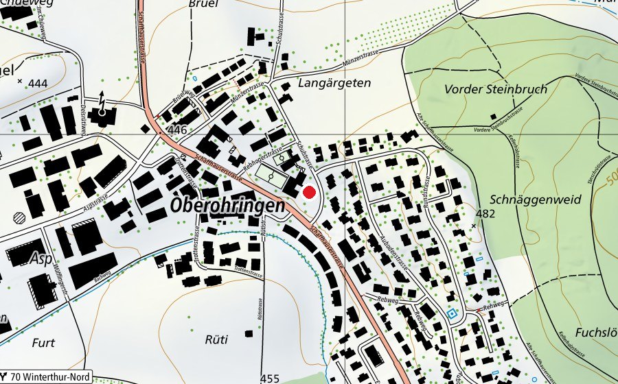 Map showing the location of Kindergarten Ohringen (Kindergarten)