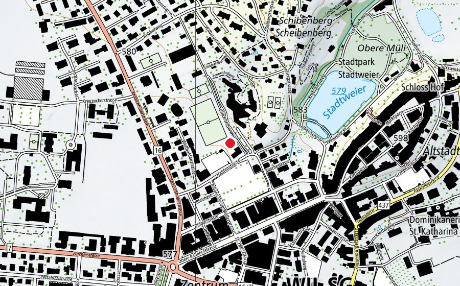 Mappa con la posizione di Kindergarten Paradiesli (Scuola dell’infanzia)