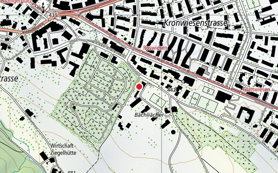Mappa con la posizione di Kindergarten Probstei 2 (Pavillon 3) (Scuola dell’infanzia)