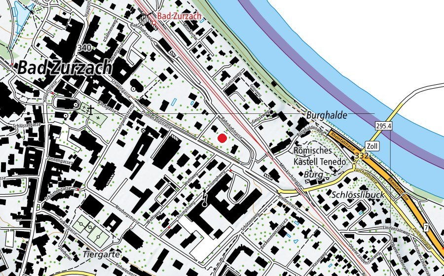 Map showing the location of Kindergarten Promenade (Kindergarten)