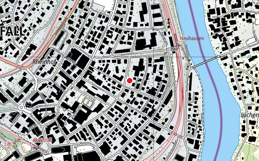Carte indiquant l’emplacement de Kindergarten Rheingold (École enfantine)