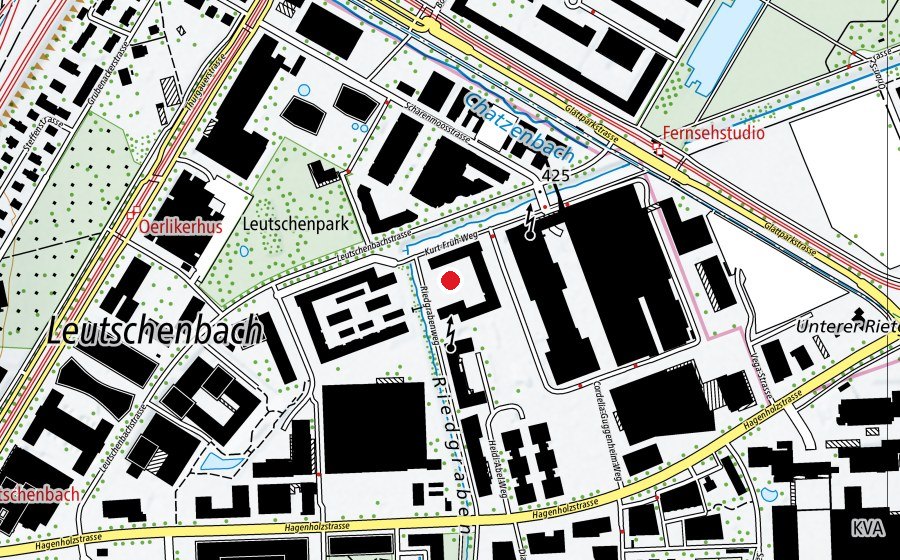 Karte mit dem Standort von Kindergarten Riedgraben (Kindergarten)