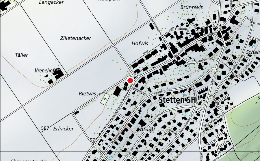 Map showing the location of Kindergarten Rietwies (Kindergarten)