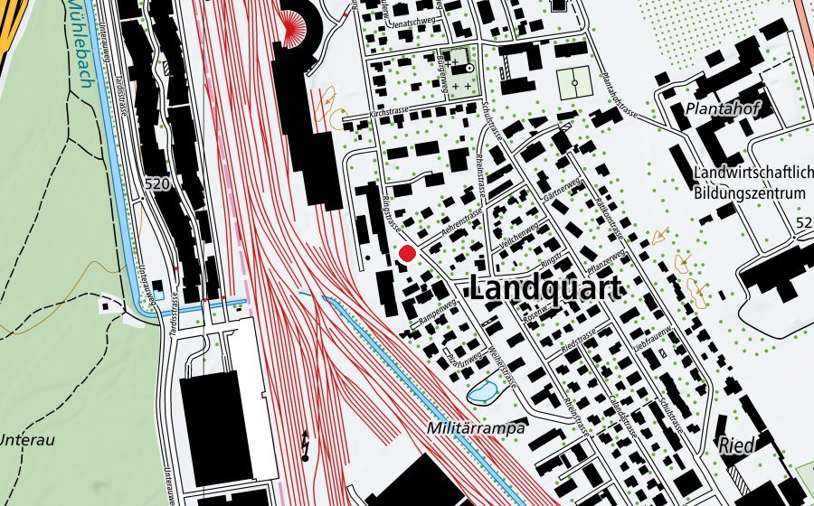 Mappa con la posizione di Kindergarten Ringstrasse (Scuola dell’infanzia)
