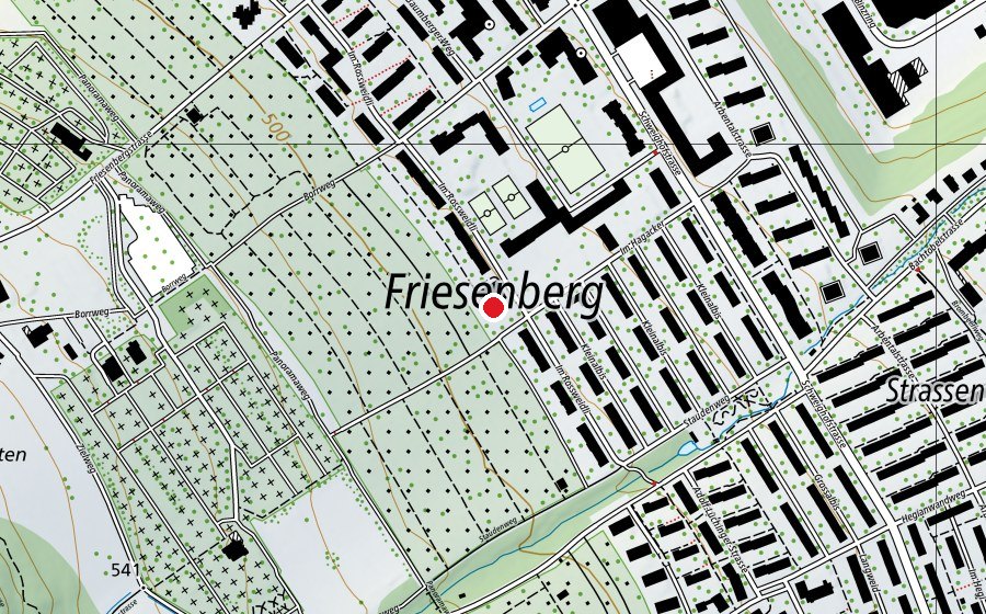Mappa con la posizione di Kindergarten Rossweidli (Scuola dell’infanzia)