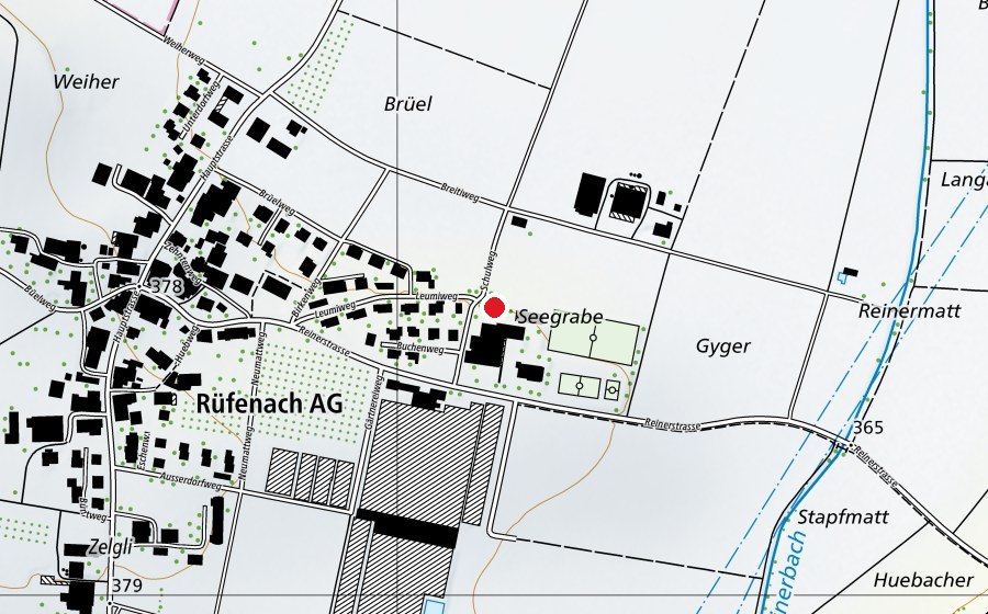 Map showing the location of Kindergarten (Kindergarten)