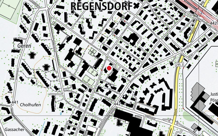 Carte indiquant l’emplacement de Kindergarten Ruggenacher (École enfantine)