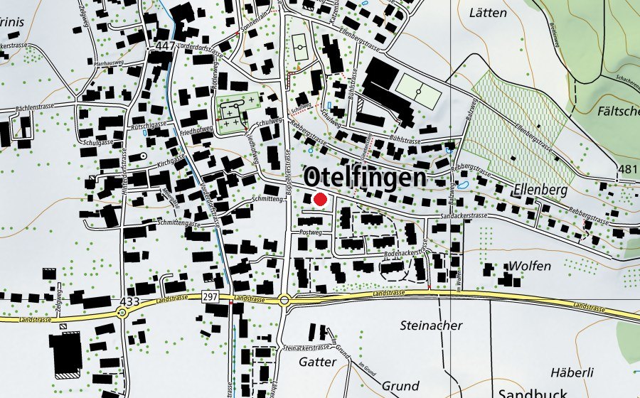 Mappa con la posizione di Kindergarten Sandacker (Scuola dell’infanzia)