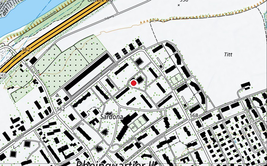 Mappa con la posizione di Kindergarten Scaletta (Scuola dell’infanzia)