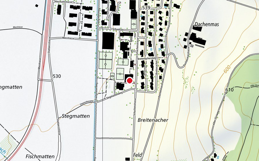 Mappa con la posizione di Kindergarten Schachenmatten (Scuola dell’infanzia)