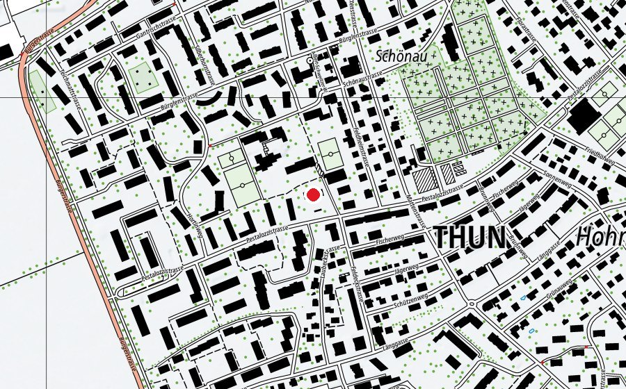Karte mit dem Standort von Kindergarten Schönau (Kindergarten)