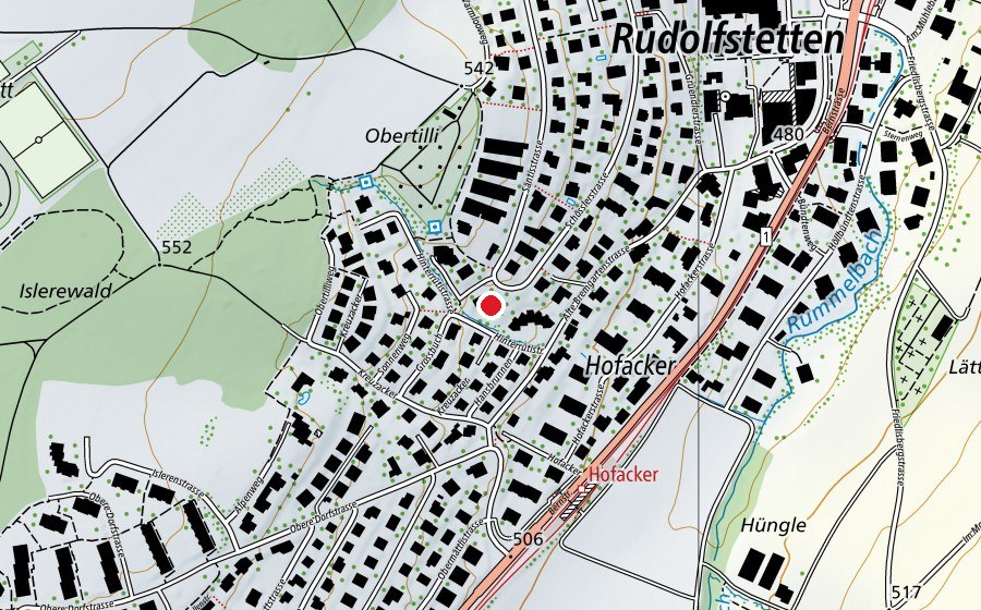 Carte indiquant l’emplacement de Kindergarten Schössler (École enfantine)