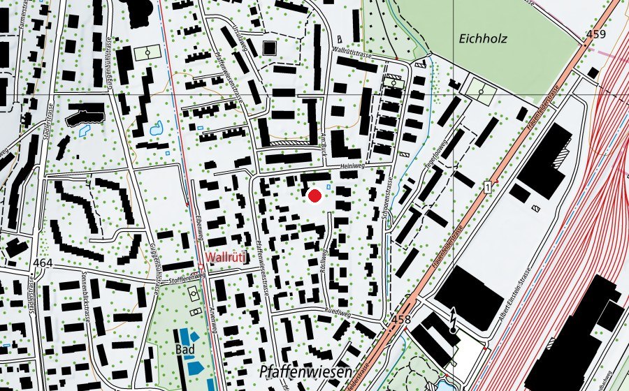 Map showing the location of Kindergarten Schooren (Kindergarten)