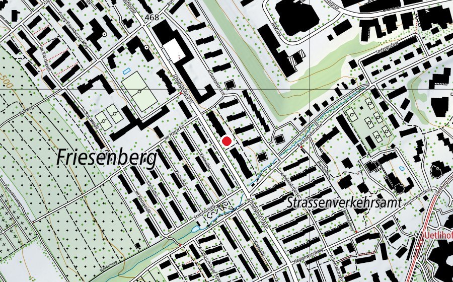 Mappa con la posizione di Kindergarten Schweighof 180 (Scuola dell’infanzia)
