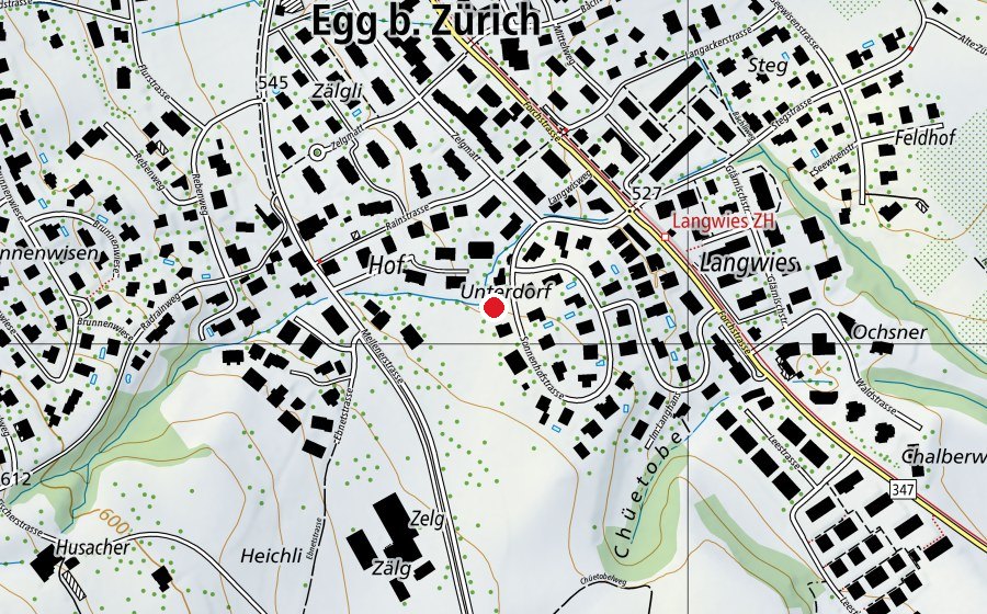 Carte indiquant l’emplacement de Kindergarten Sonnenhof (École enfantine)